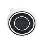 Sottobicchiere per acqua a doppio anello, antiscivolo e termoisolante, a forma di ciotola per auto, Black, Red, Gray, Pink, Blue, Yellow, White, Purple