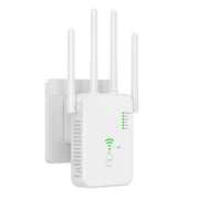 Ripetitore wireless Urant U10 300Mbps 2.4G Amplificatore di segnale WiFi con 4 antenne, US Plug Black, US Plug White, EU Plug Black, EU Plug White, UK Plug Black, UK Plug White