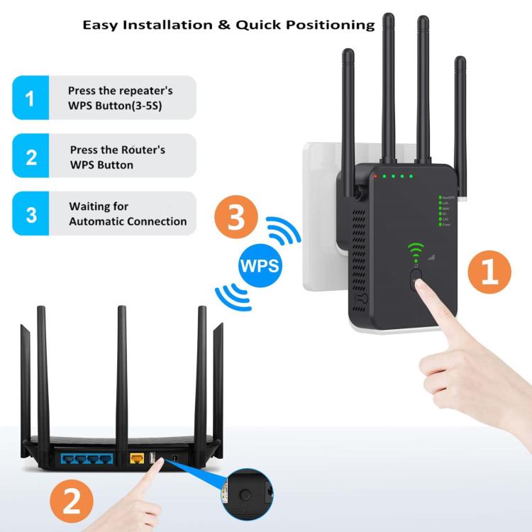 Ripetitore wireless Urant U10 300Mbps 2.4G Amplificatore di segnale WiFi con 4 antenne, US Plug Black, US Plug White, EU Plug Black, EU Plug White, UK Plug Black, UK Plug White
