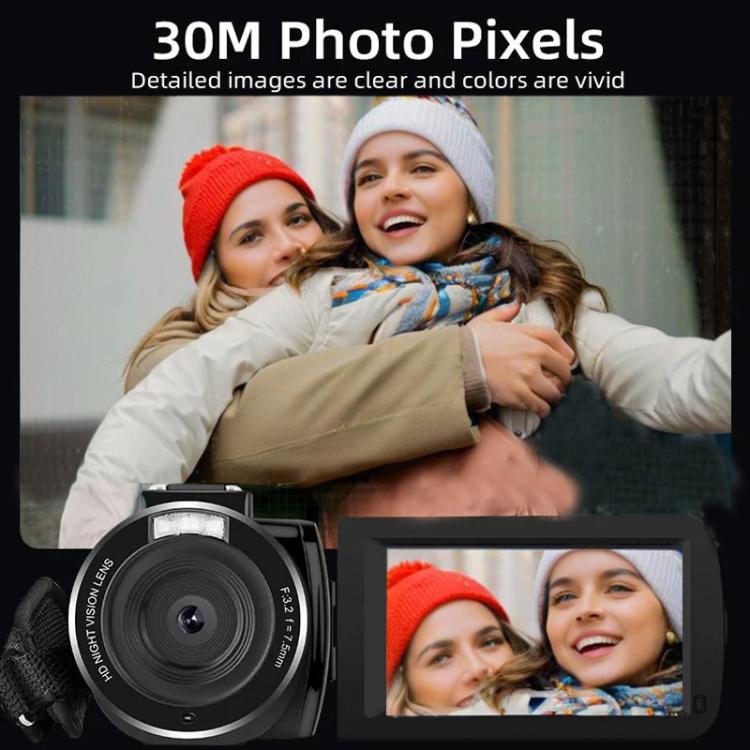 Telecamera digitale a infrarossi per visione notturna HD 1080P 30fps Ordro, B320 Black, B320 Gold