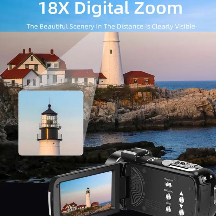 Telecamera digitale a infrarossi per visione notturna HD 1080P 30fps Ordro, B320 Black, B320 Gold