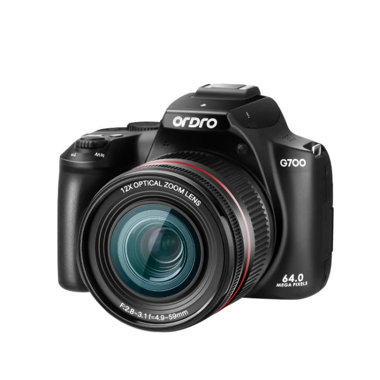 Ordro Digital Camera 4K Ultra HD con Zoom Ottico 12X