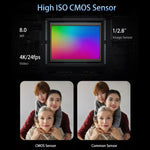Ordro Digital Camera 4K Ultra HD con Zoom Ottico 12X