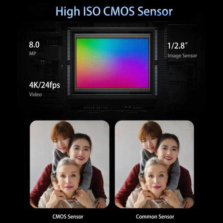 Ordro Digital Camera 4K Ultra HD con Zoom Ottico 12X