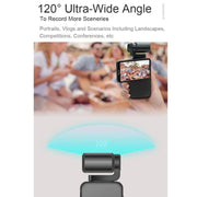 Ordro 3,5 pollici grande schermo 5K videocamera tascabile registrazione, M3