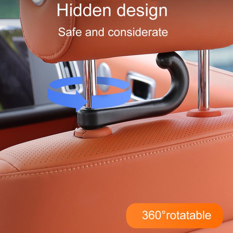1 paio di ganci nascosti per sedili posteriori dell'auto