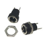 Presa di alimentazione femmina CC per apparecchiature elettroniche da 30 pezzi con dado, DC5.5x2.1MM, DC5.5x2.1MM Full Copper, DC5.5x2.5MM, DC3.5x1.3MM