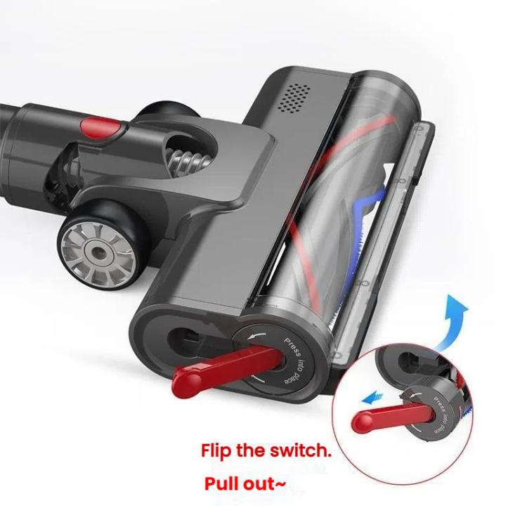 Per aspirapolvere Dyson V7 / V8 / V10 / V11 / V15 Spazzola per pavimenti a turbina ad alta coppia con illuminazione, Turbine Floor Brush