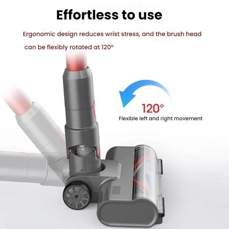 Per aspirapolvere Dyson V7 / V8 / V10 / V11 / V15 Spazzola per pavimenti a turbina ad alta coppia con illuminazione, Turbine Floor Brush
