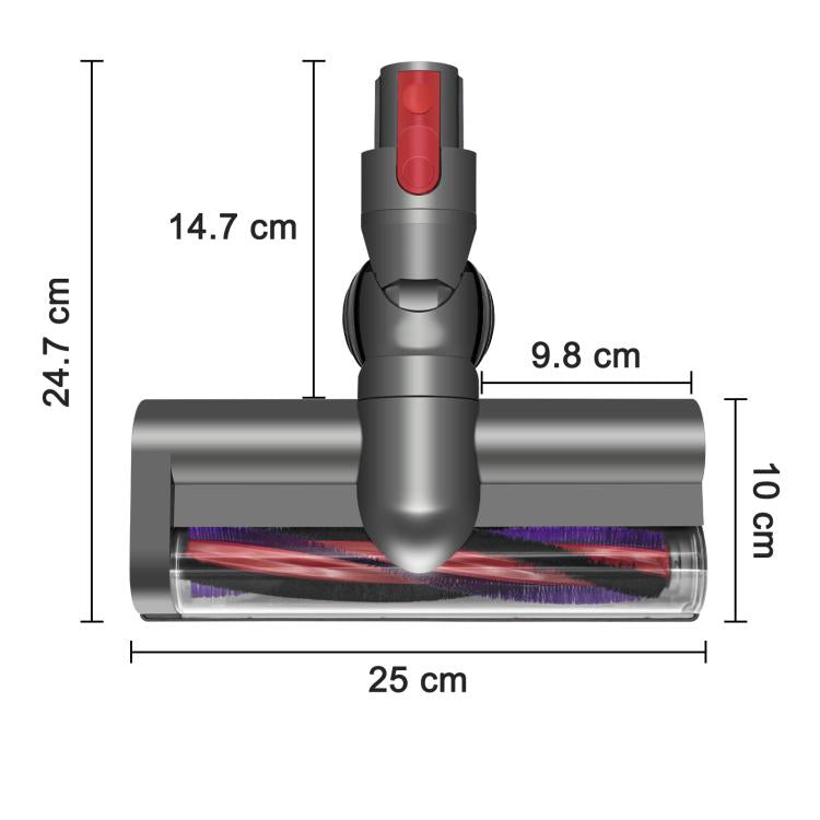 Accessori per aspirapolvere Direct Drive Carpet Floor Brush Head, For Dyson V7 V8 V10 V11 V15, For Dyson V6