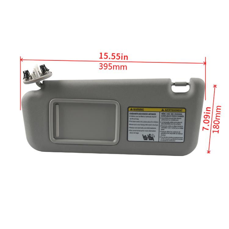 Visiera parasole sinistra per Toyota RAV4 2006-2013 grigio TBD0605624801A A2892