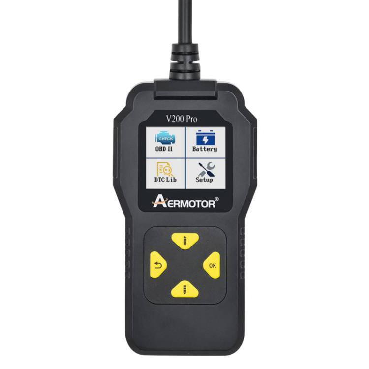 AERMOTOR V200PRO Car Troubleshooter Scheda di lettura scanner ispezione motore ELM327 Strumento di ispezione batteria