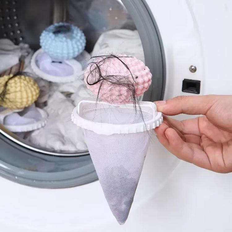 Sacchetto filtro per capelli, cattura pelucchi per lavatrice