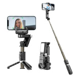 TokQi Q18 Gimbal wireless con luce e treppiede
