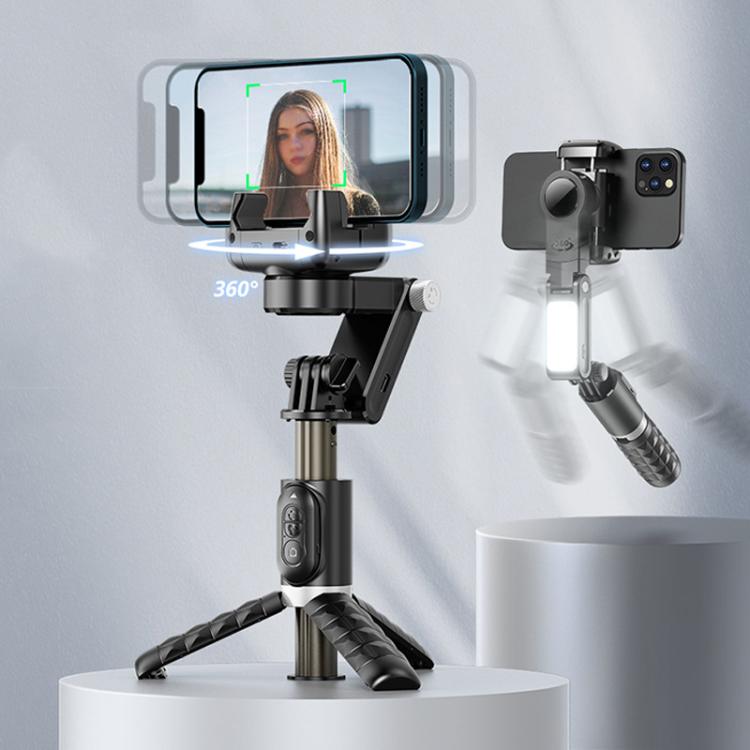 TokQi Q18 Desktop Wireless Remote Control Gimbal Stabilizzatore Portatile Luce di Riempimento Selfie Stick Treppiede