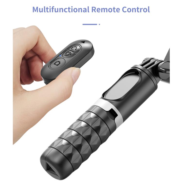 TokQi Q18 Desktop Wireless Remote Control Gimbal Stabilizzatore Portatile Luce di Riempimento Selfie Stick Treppiede