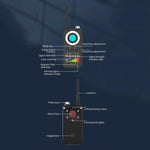 Rilevatore segnali wireless GPS anti-monitoraggio AK700