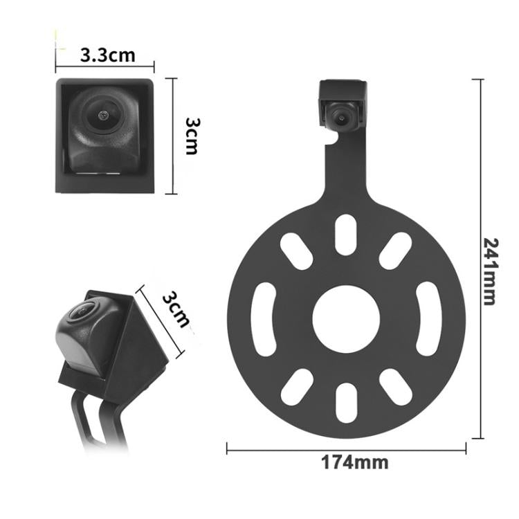 Per Jeep Wrangler 2007-2018 telecamera posteriore per pneumatici auto, JW-1