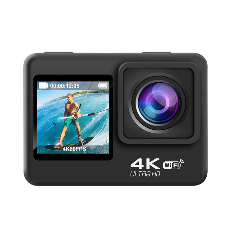 WIFI Grandangolo EIS Anti-shake Touch Colore Doppio schermo Telecomando Videocamera sportiva, Q60TR