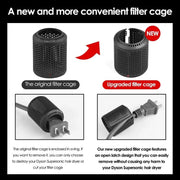 Per Dyson HD01 / HD03 / HD08 / HD15 Asciugacapelli Coperchio filtro esterno con design aperto Parti di ricambio, Open Outer Filter Silver, Open Outer Filter Black, Open Outer Filter Rose Red
