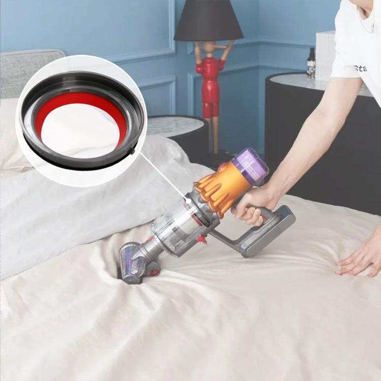 Parti di ricambio per aspirapolvere, For Dyson V10 Dust Bin Fixing Ring, For Dyson V11 Dust Bin Fixing Ring, For Dyson V12 Dust Bin Fixing Ring, For Dyson V10 Dust Bin Red Silicone Ring, For Dyson V11 Dust Bin Red Silicone Ring�������������������������...