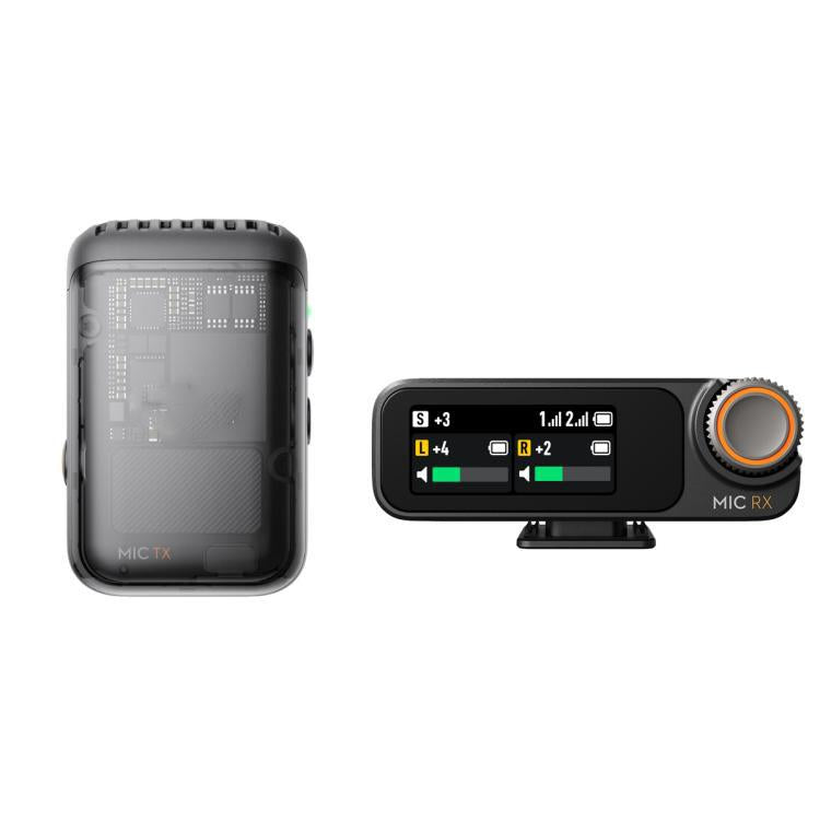 Microfono wireless DJI 2 trasmettitori e 2 ricevitori