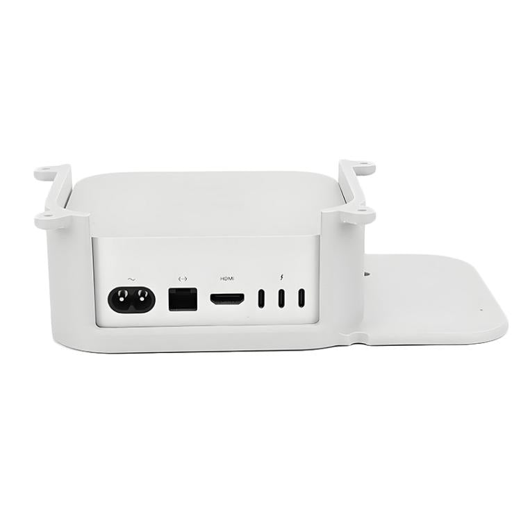 Per Mac Mini M4 Supporto da scrivania sospeso Supporto da scrivania perforato con viti