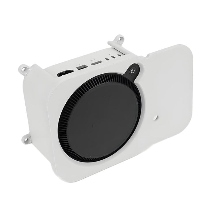 Per Mac Mini M4 Supporto da scrivania sospeso Supporto da scrivania perforato con viti