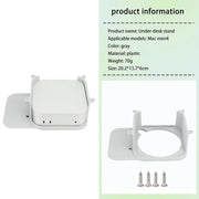 Per Mac Mini M4 Supporto da scrivania sospeso Supporto da scrivania perforato con viti