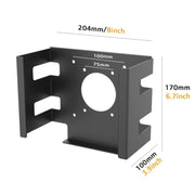 Per Mac Studio Supporto da parete per supporto da scrivania in metallo con raffreddamento