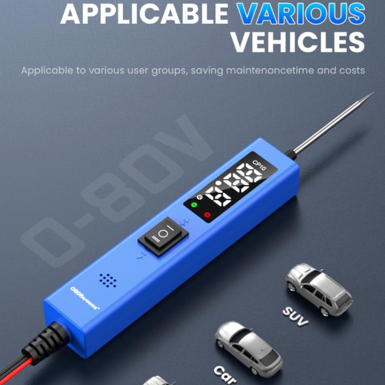 OBDResource 0-80V tester di circuito automobilistico portatile multifunzione