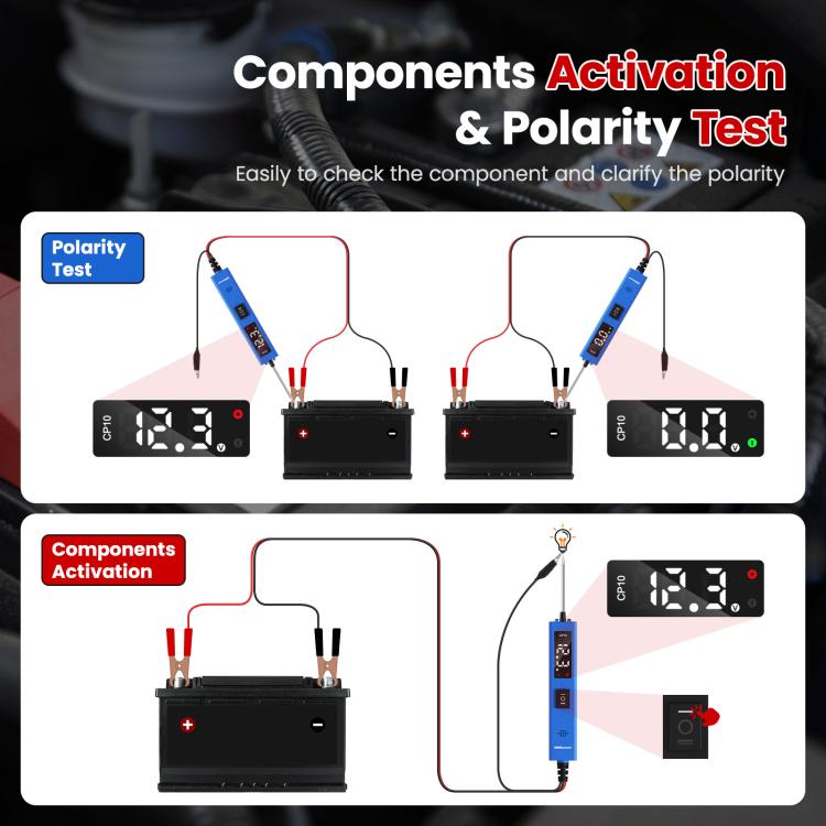 OBDResource 0-80V tester di circuito automobilistico portatile multifunzione