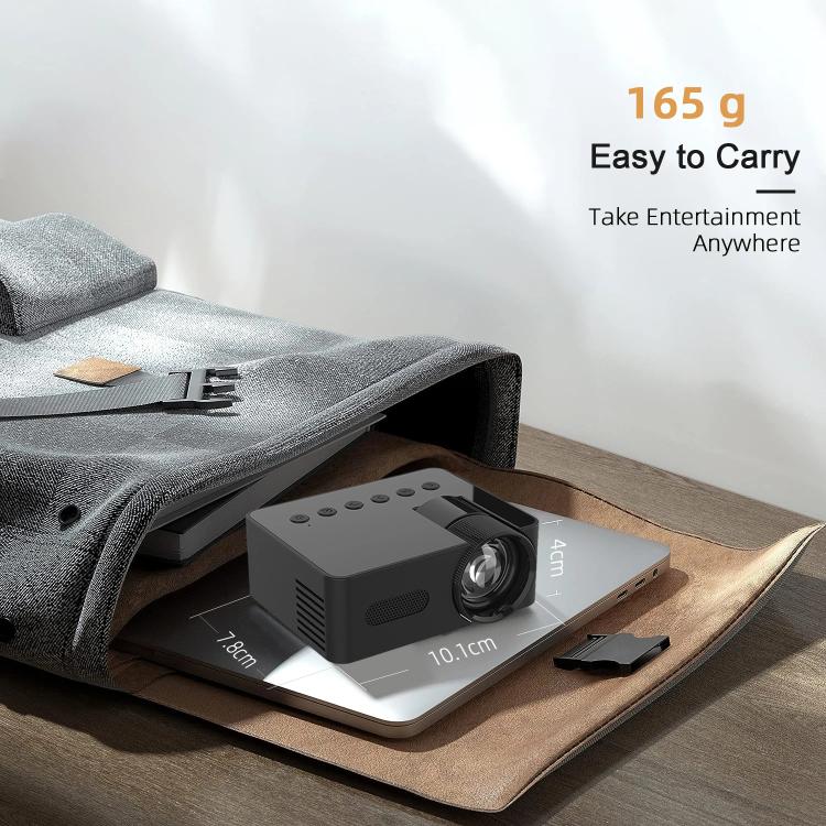 YT100 Supporta 1080P Mini proiettore portatile WiFi Mirroring wireless per smartphone iOS Android