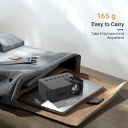 YT100 Supporta 1080P Mini proiettore portatile WiFi Mirroring wireless per smartphone iOS Android