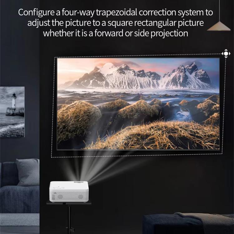 Proiettore Bluetooth Z01 1080P 5G Sistema Android 9.0 Supporta lo schermo di mirroring, EU Plug, US Plug, UK Plug, AU Plug