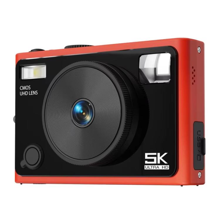 Fotocamera digitale 5K WiFi 72MP Doppia lente Messa a fuoco automatica Zoom digitale 18X Filtri colore per studenti CCD Fotocamera di bellezza