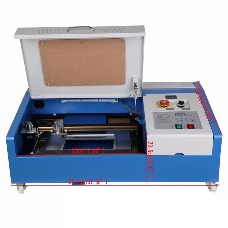 Macchina per incisione laser CO2 3020B per lavorazione del legno e della pelle, spina UE