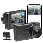 Registratore di guida 4K+1080P Doppia registrazione anteriore e posteriore Immagini di retromarcia WIFI