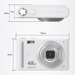 Fotocamera digitale 4K HD con zoom digitale 16X e stabilizzazione