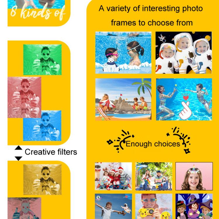 IP68 5m impermeabile Sport Digital Camera Bambini Student DV Camera