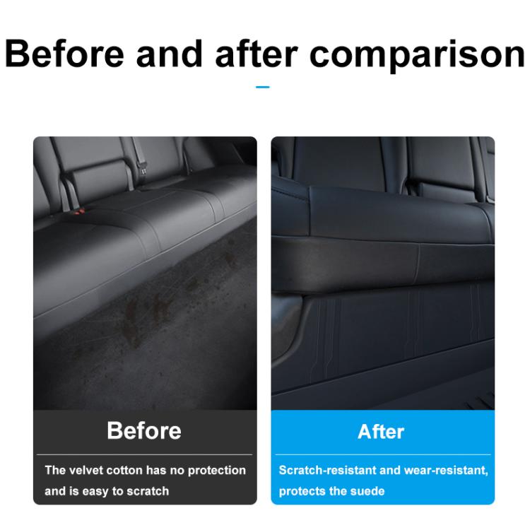 Per i sedili posteriori Tesla Model Y, protezione anti-calcio completa monoblocco, decorazione