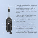 Ricevitore trasmettitore audio Bluetooth 5.4 Aux per auto 2 in 1, M126