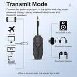 Ricevitore trasmettitore audio Bluetooth 5.4 Aux per auto 2 in 1, M126