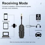Ricevitore trasmettitore audio Bluetooth 5.4 Aux per auto 2 in 1, M126
