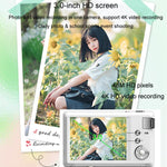 Videocamera digitale 4K con schermo IPS 3" e autofocus