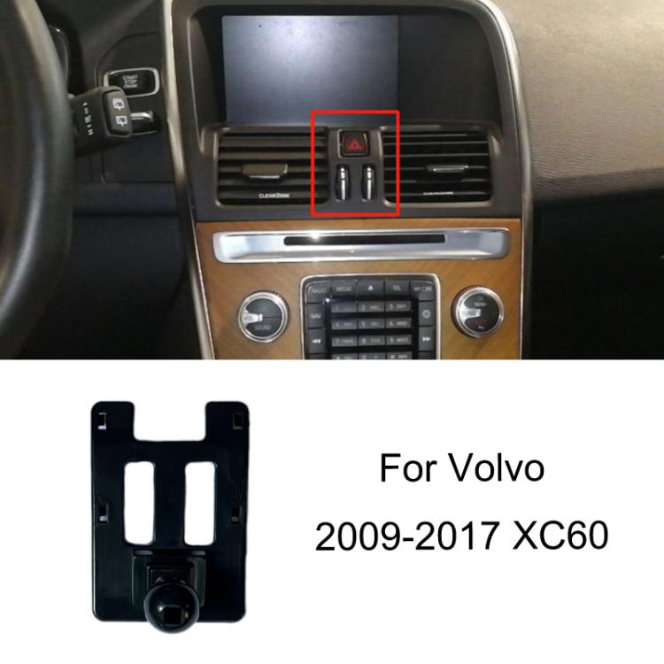 Per la base del supporto di navigazione speciale per telefono cellulare montato su auto Volvo, 09-17 XC60, 15-23 XC90, 16-23 S90 With Glue/V90, 16-23 S90 Buckle/V90, 18-23 XC60, 20-23 S60/V60, 20-23 XC40