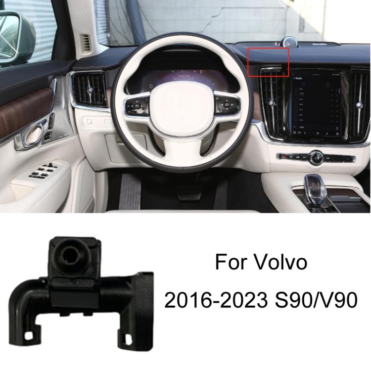 Per la base del supporto di navigazione speciale per telefono cellulare montato su auto Volvo, 09-17 XC60, 15-23 XC90, 16-23 S90 With Glue/V90, 16-23 S90 Buckle/V90, 18-23 XC60, 20-23 S60/V60, 20-23 XC40