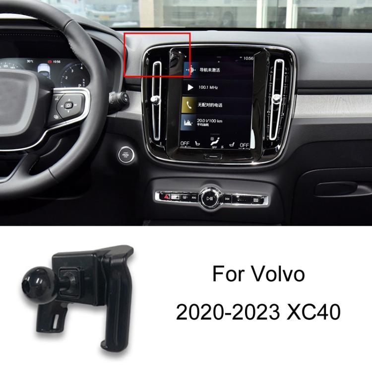Per la base del supporto di navigazione speciale per telefono cellulare montato su auto Volvo, 09-17 XC60, 15-23 XC90, 16-23 S90 With Glue/V90, 16-23 S90 Buckle/V90, 18-23 XC60, 20-23 S60/V60, 20-23 XC40