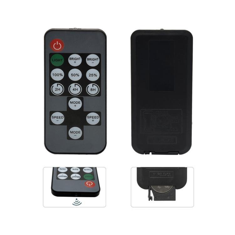 Regolatore dimmer LED a striscia con timer monocolore RF a 14 tasti, JHX-014