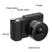 Micro SLR Zoom ottico 5X / Zoom digitale 8X Fotocamera digitale 48MP HD Riprese Videocamera fotografica